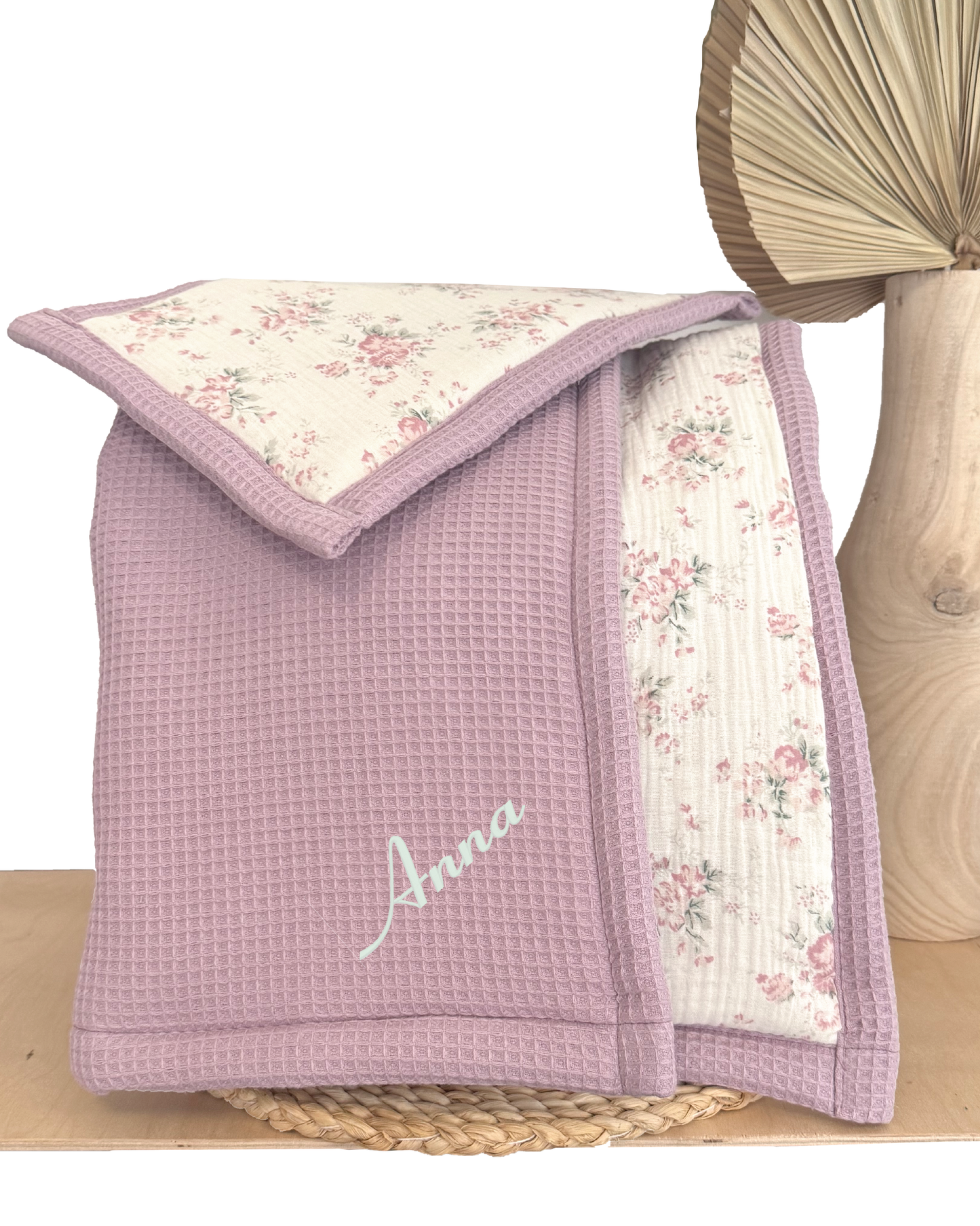 Névvel hímzett babaágynemű szett