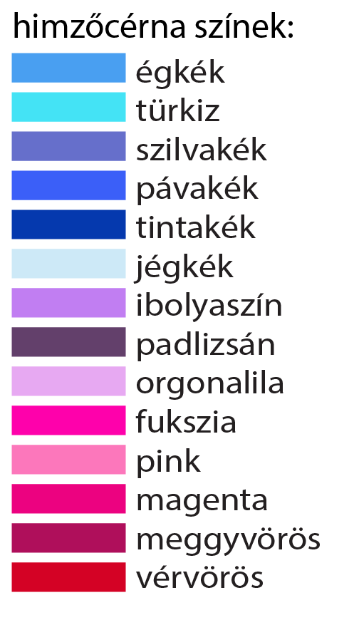 Piros törölköző egy névvel hímezve