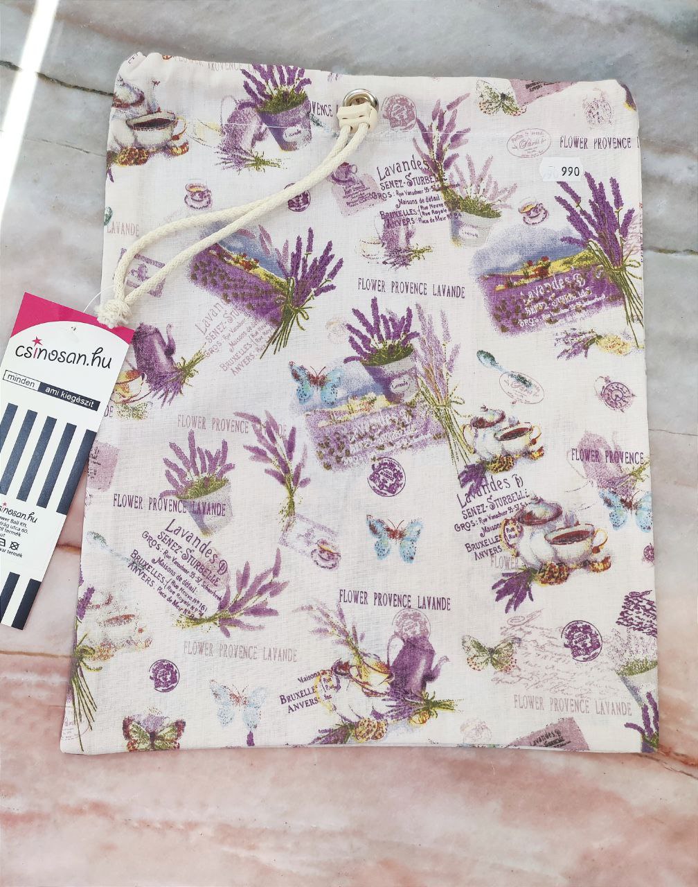 Textil vászonzsák