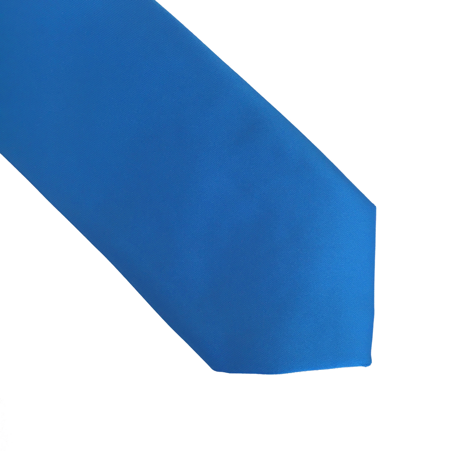 Keskenyített kék nyakkendő