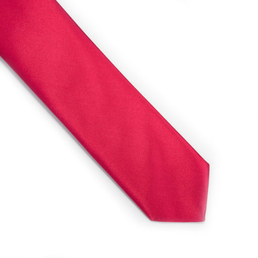 Piros keskenyített nyakkendő