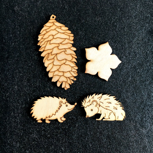 Őszi dekoráció (4db-os)