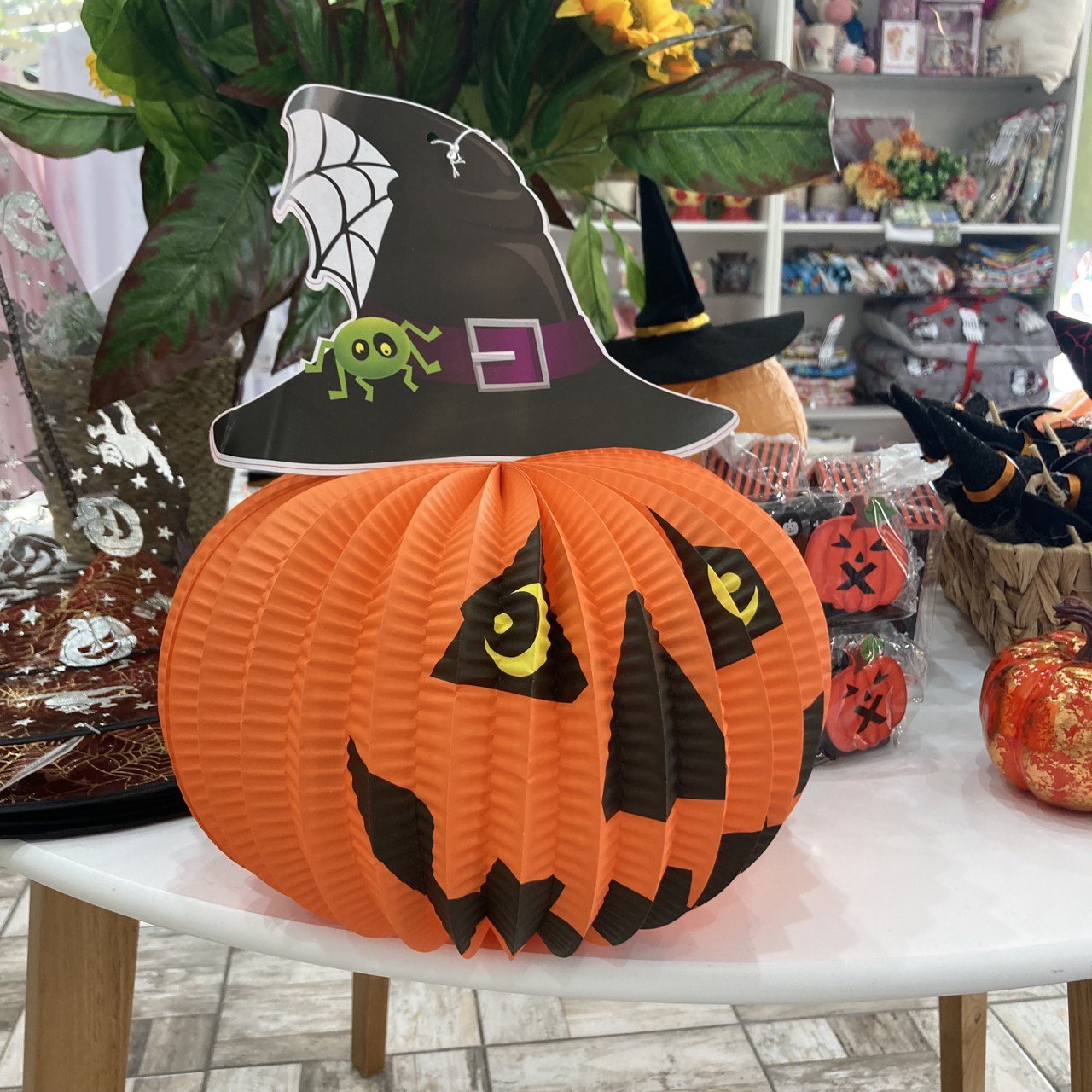Halloweeni lampion dekor