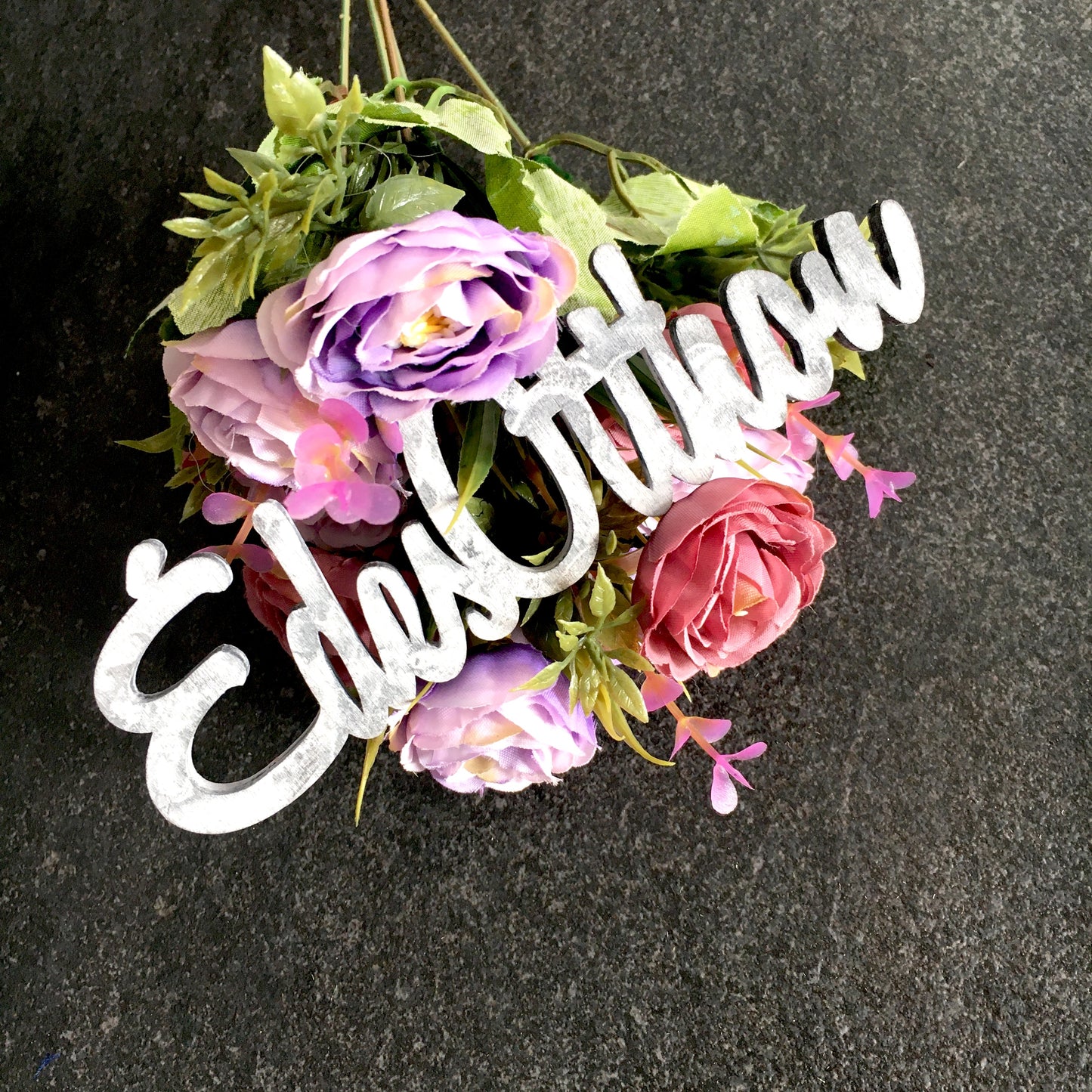 Édes otthon+lila virág