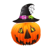 Halloweeni lampion dekor