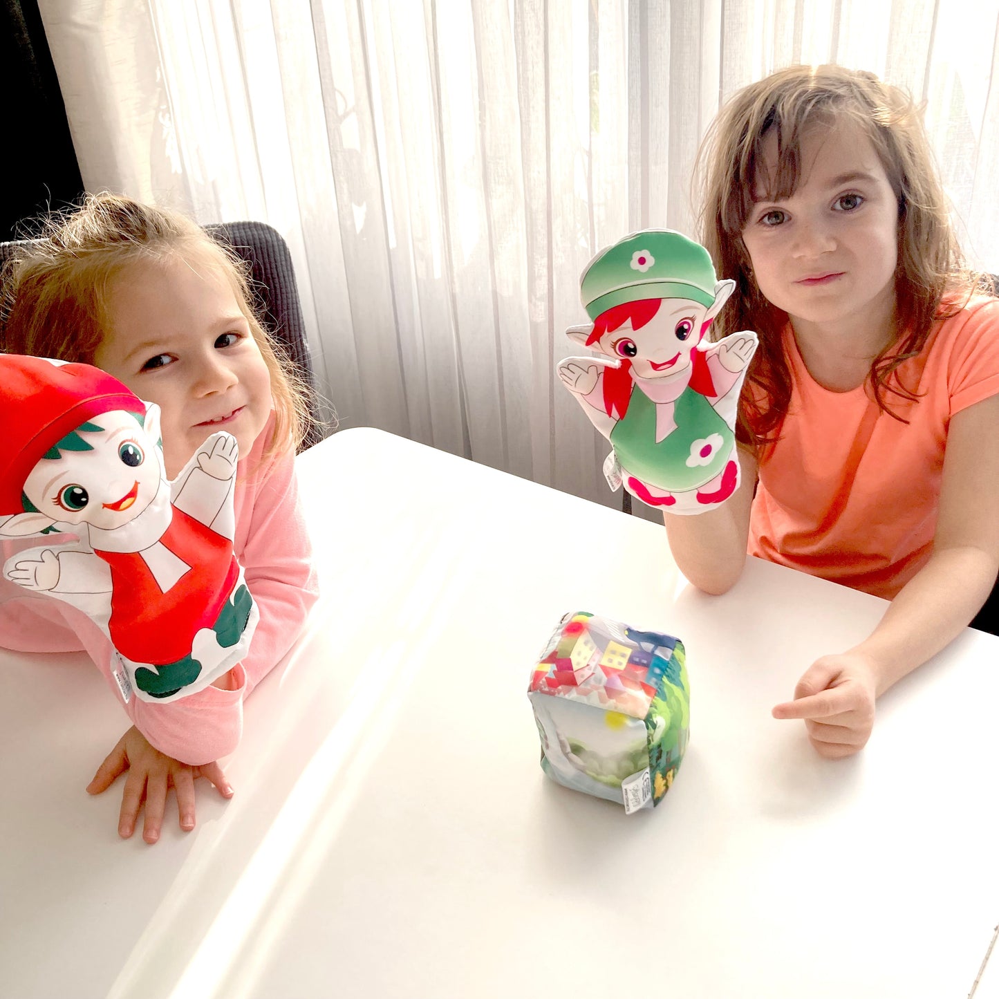 Piloppy textil helyszín kocka+bábok