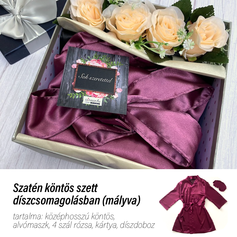 Köntös szett díszdobozban