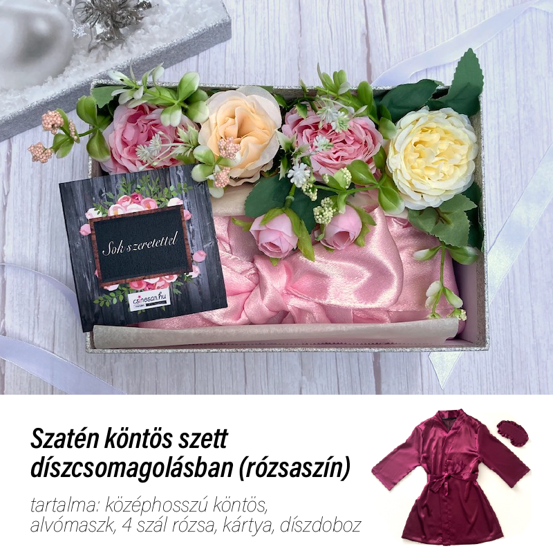 Köntös szett díszdobozban