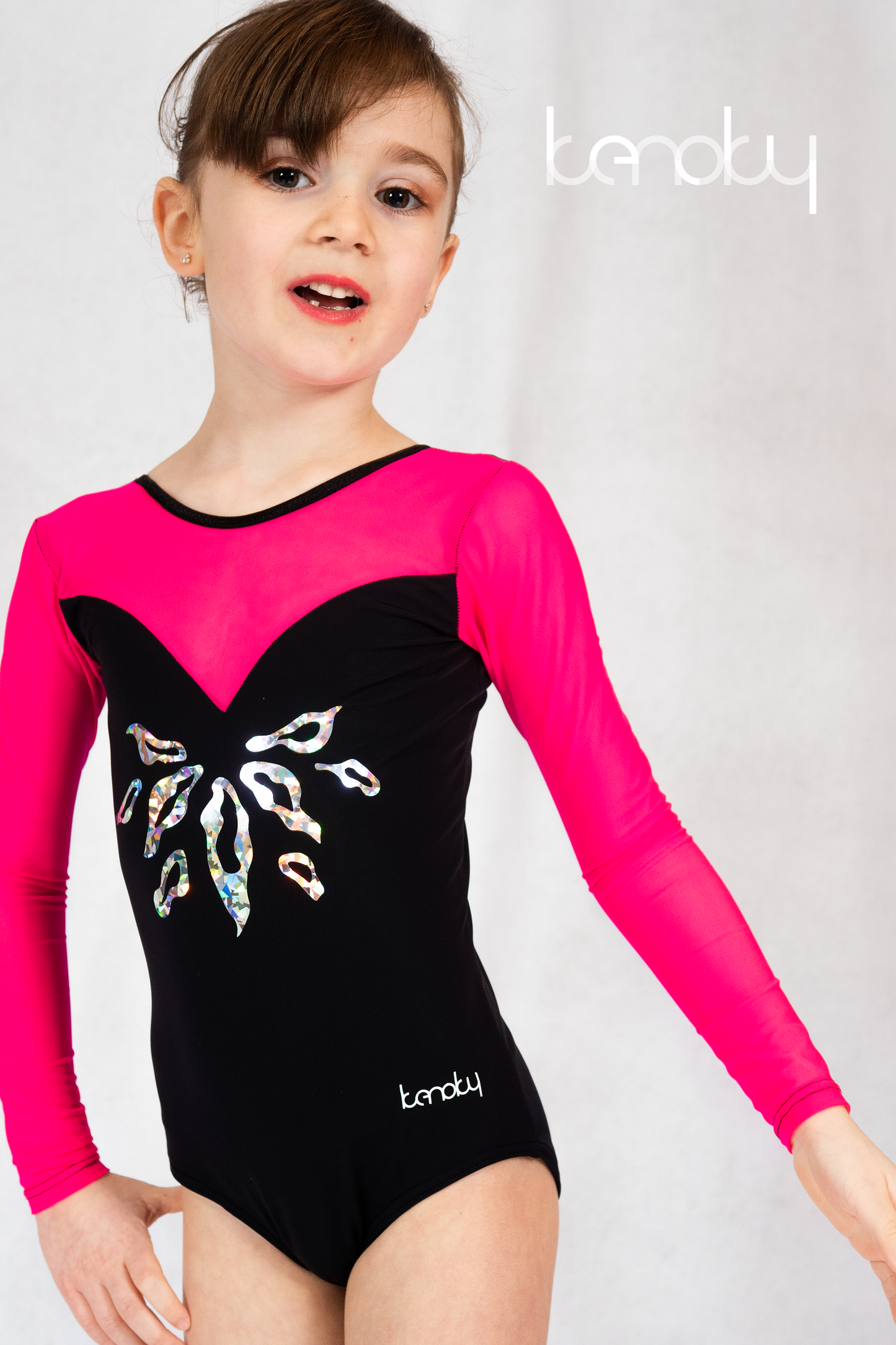 Fekete-pink táncos dressz