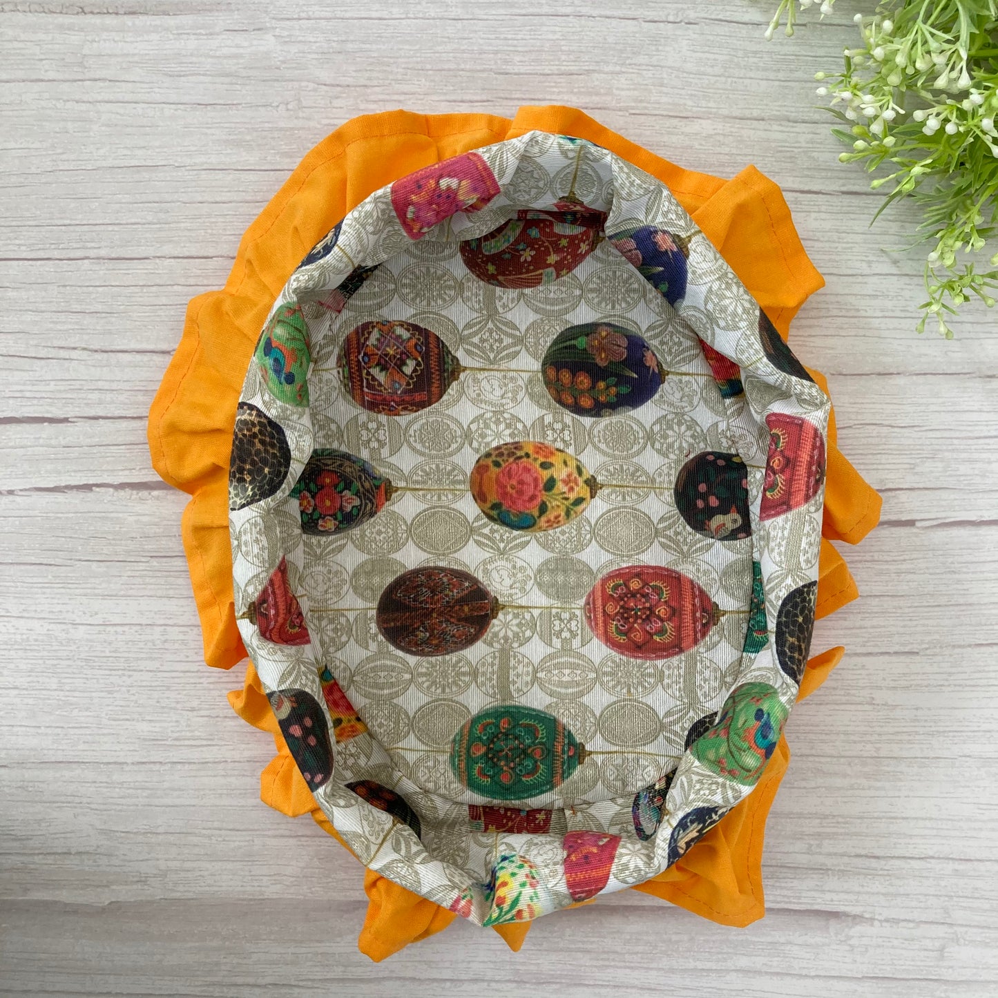 Textil fodros kosár