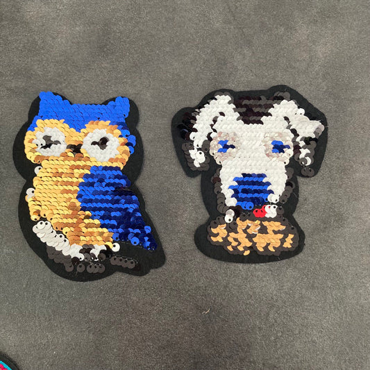 Felvasalható matrica-kutya