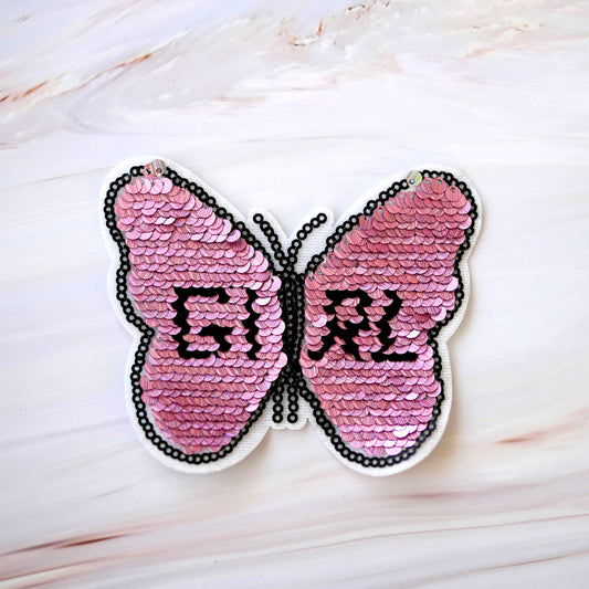 Felvasalható matrica-pillangó