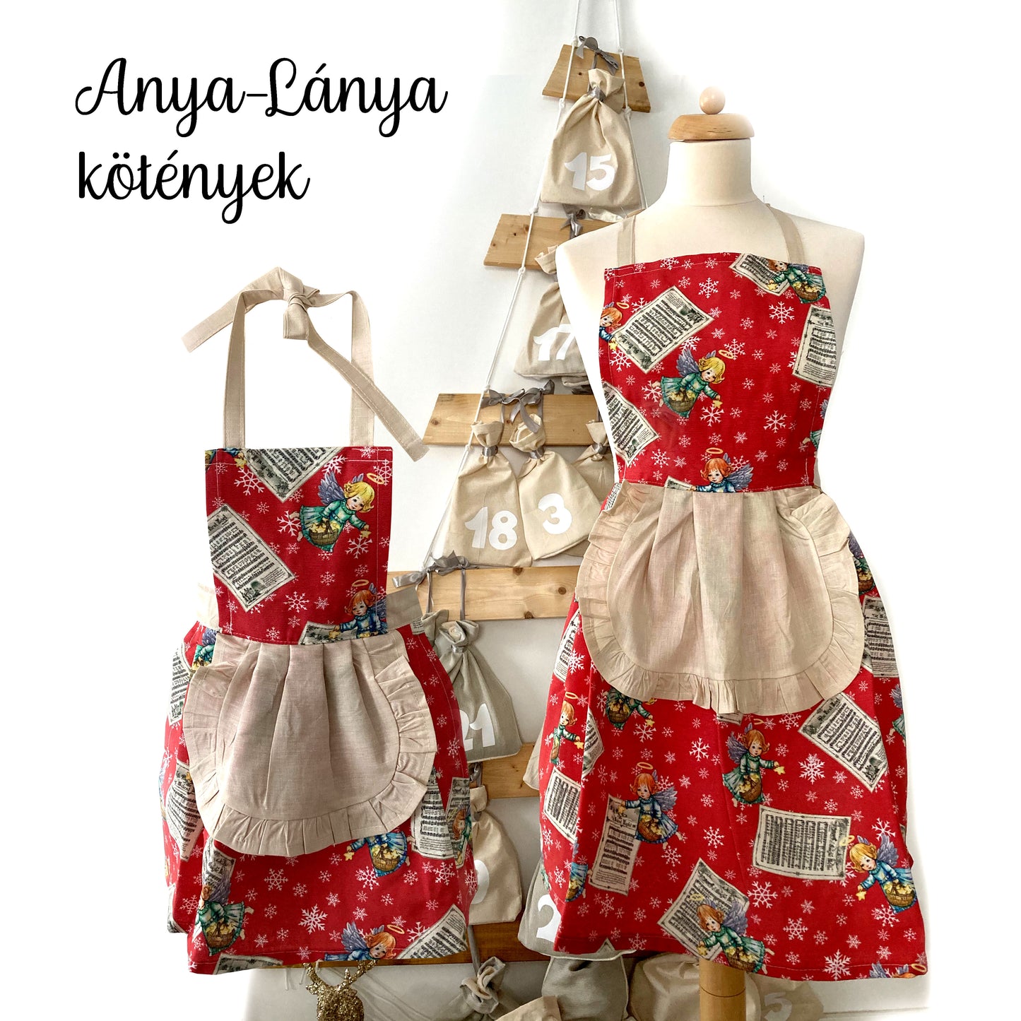 Anya-lánya kötény szett