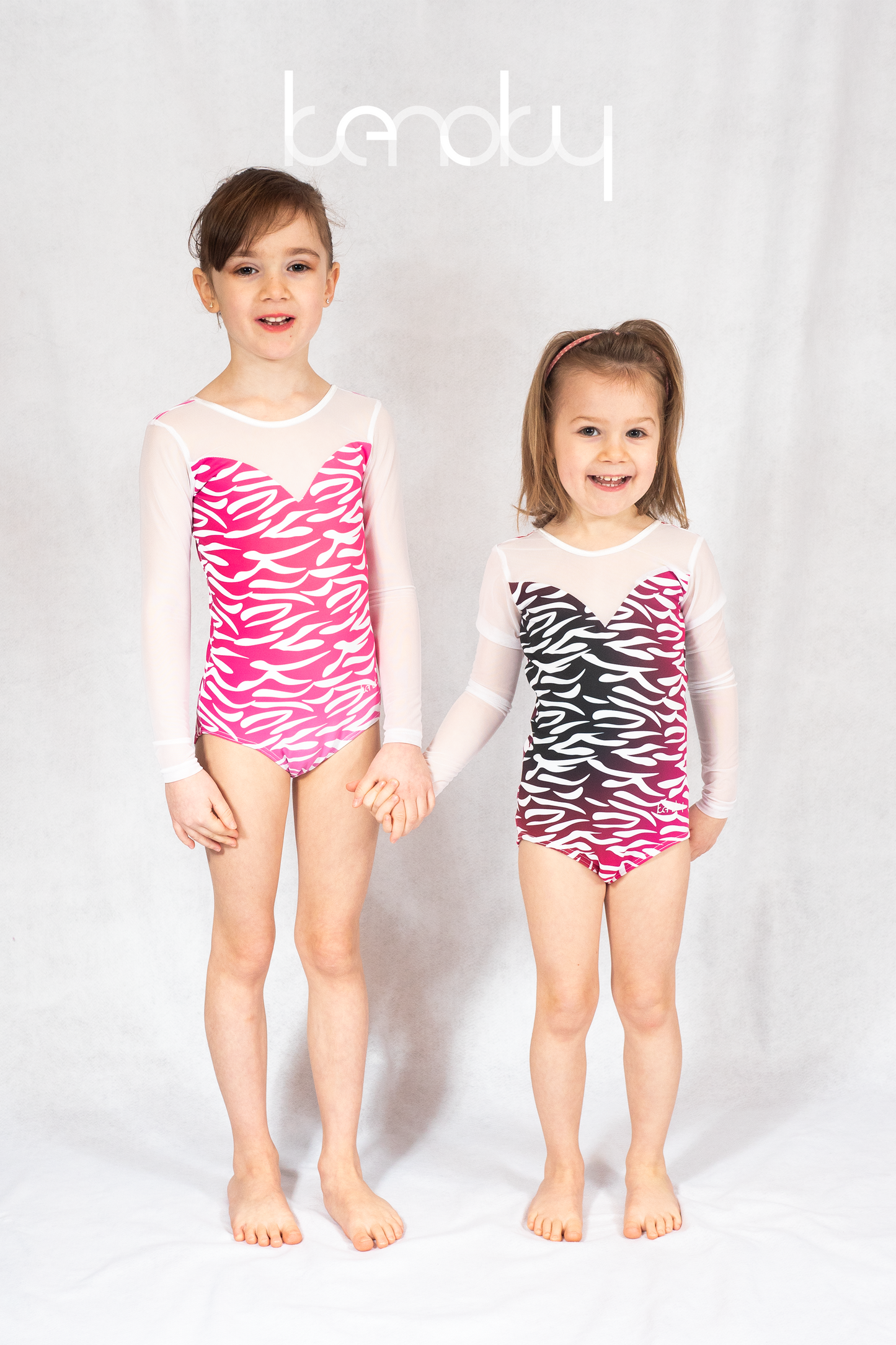 Színes zebra mintás táncos dressz