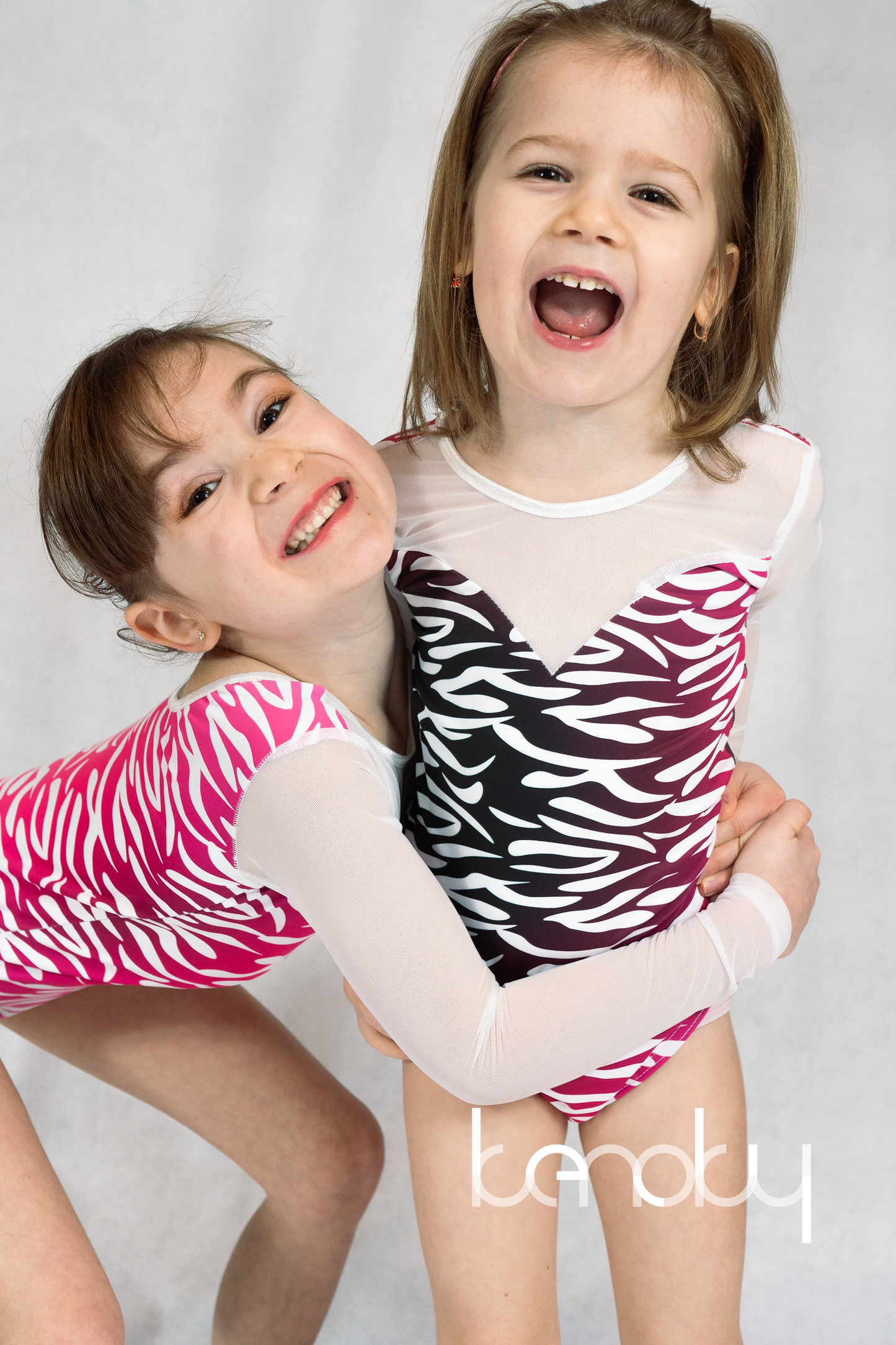 Színes zebra mintás táncos dressz