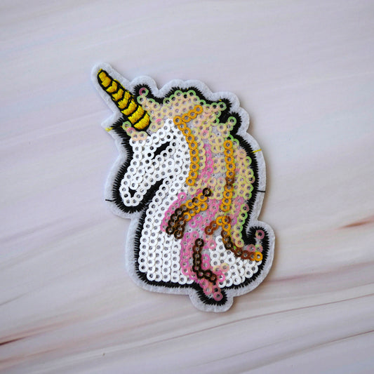 Felvasalható matrica-unikornis