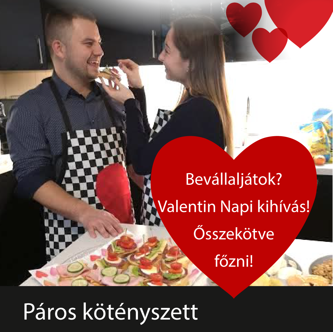 Valentin Napi kihívás kötény