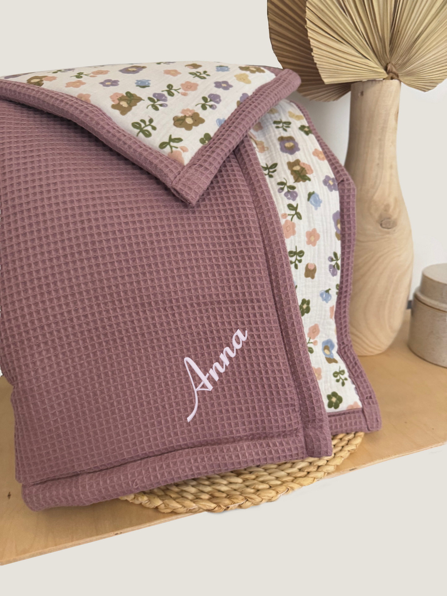 Névvel hímzett babaágynemű szett