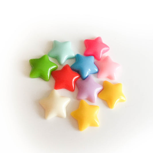 Műgyanta csillag vegyes színek