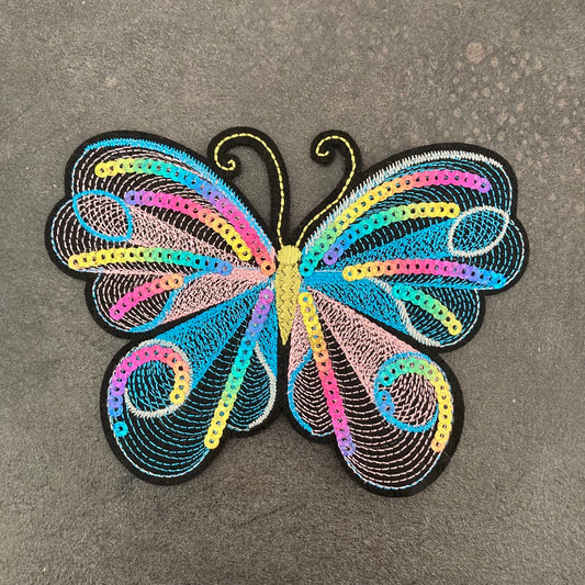 Felvasalható matrica- pillangó